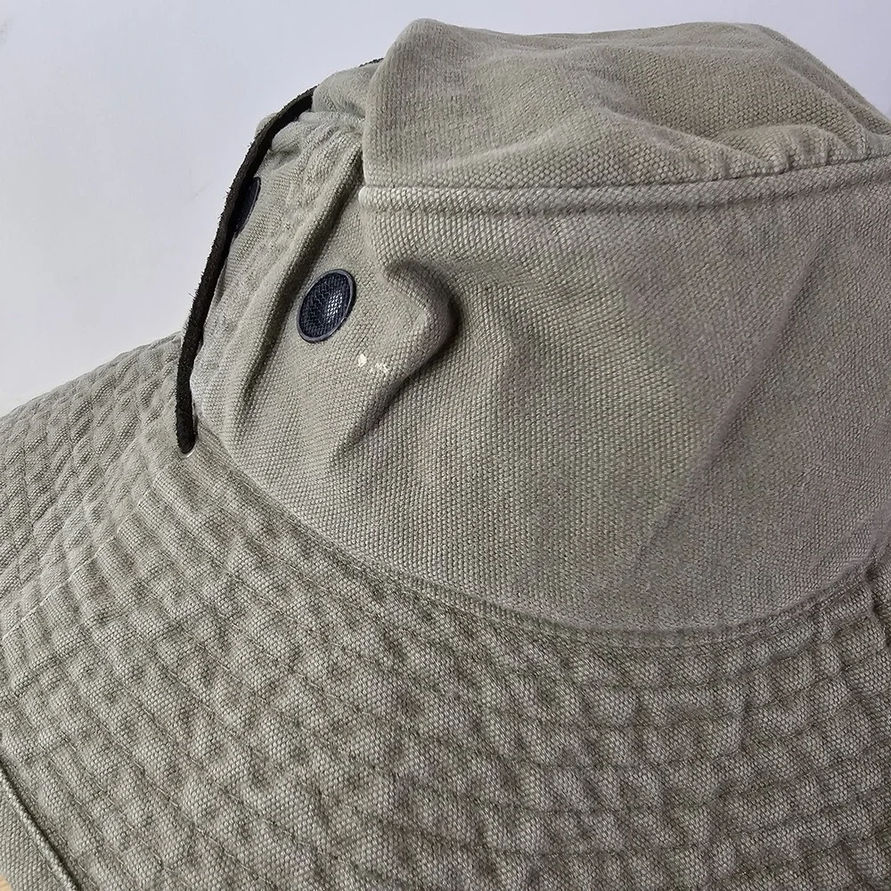 GAP Bucket Hat Boonie Sun Hat‎ Green Small Safari Chin Strap Outdoor Packable